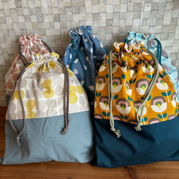 731 様オーダーページお着替え袋 体操服入れ ナップサック ハンドメイド 731 様オーダーページお着替え袋 体操服入れ ナップサック