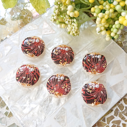 猫のボタン☆5個 s37 ネコ/ボタン/カボション/動物 ボタン こうちゃん