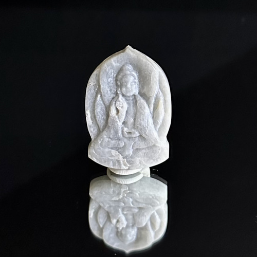 南無文殊师利菩薩 糸魚川青翡翠 ネックレス・ペンダント ケンちゃんの 