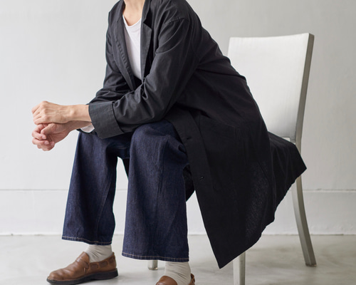 アトリエコート / atelier coat ブラック コート SUNNY LOCATION