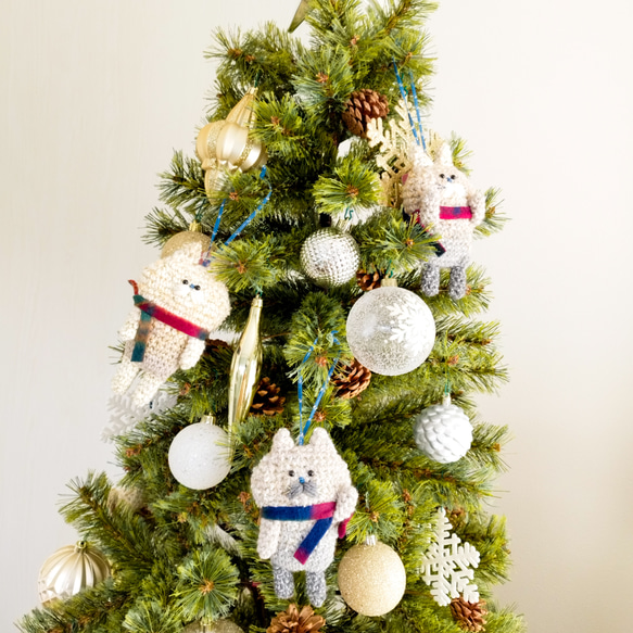 聖誕裝飾品貓 amigurumi off whitey 第8張的照片