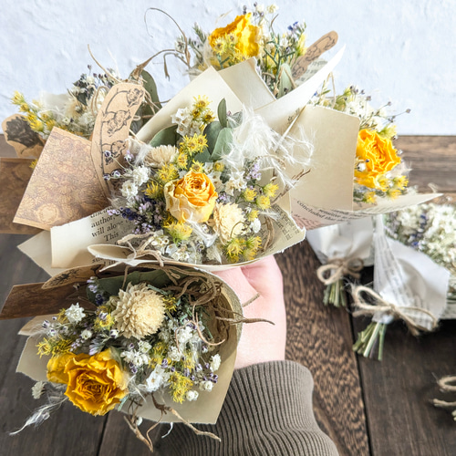 ドライフラワーミニブーケ SS【Dried Flowers mini bouquet S
