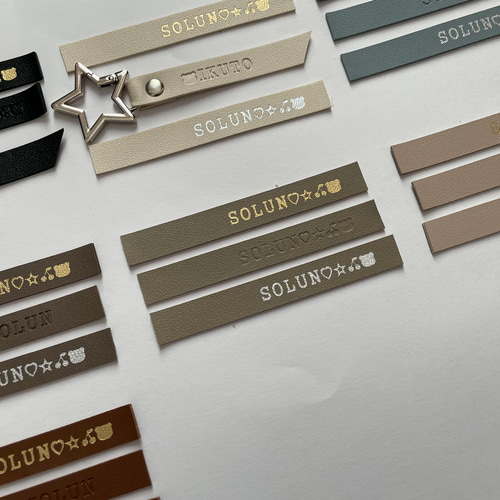 特集掲載】星型カラビナ 名入れ刻印 ネームタグ 雑貨・その他 solun