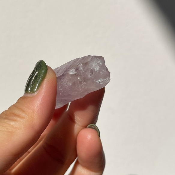 メキシコ産【ベラクルスアメジスト】虹あり（22.8ｇ）鉱物 天然石 7枚目の画像