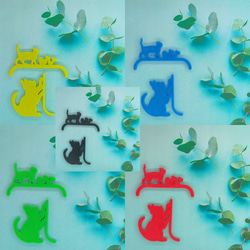 K009-12-N 壁スイッチ・コンセントカバー猫オブジェ 12 9枚目の画像