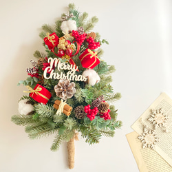 【送料無料/新作】壁掛けクリスマスツリー 5枚目の画像