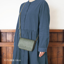 [最新] 迷你肩背包 [海軍藍] 品牌男士女士流行推薦時尚皮革 第10張的照片