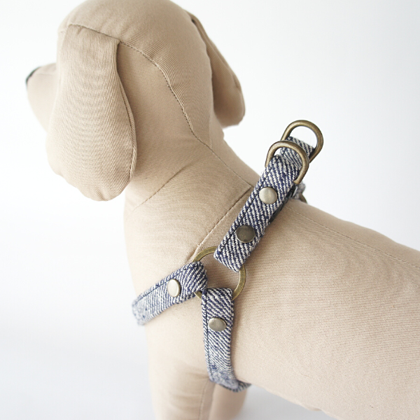 【ハーネス】シルク＆リネン/ネイビー