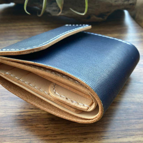 ネイビー レザー 三つ折り財布 楽天市場】【楽天1位】三つ折り財布 ボックス型 小銭入れ 軽量 大容量