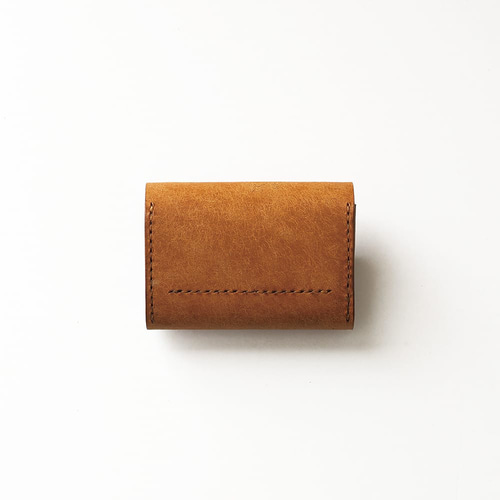 ATELIER MOKU ブラウン コンパクト財布 ギフトボックス付き 薄い財布 メンズ・レディース/[数量限定]小さく薄い財布SAKU ver