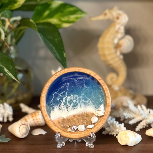 Ocean/海/レジン/レジンアート/インテリア/ブルー その他インテリア