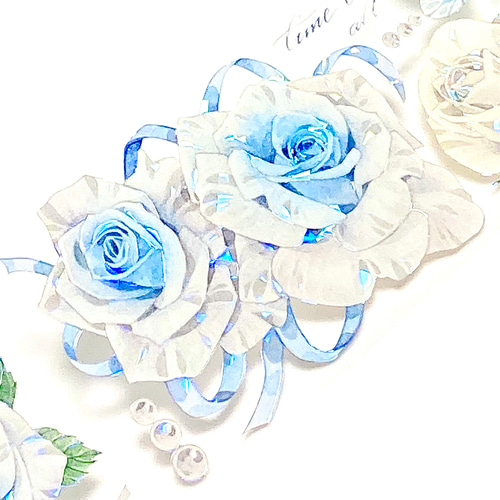 【中古】リボン 花 海外マステ petテープ 中古】リボン 花 海外マステ petテープ