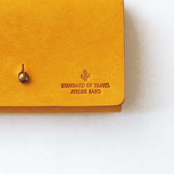 名片夾兩用卡片套【黃色】品牌男士女士推薦信用卡Suica 第5張的照片