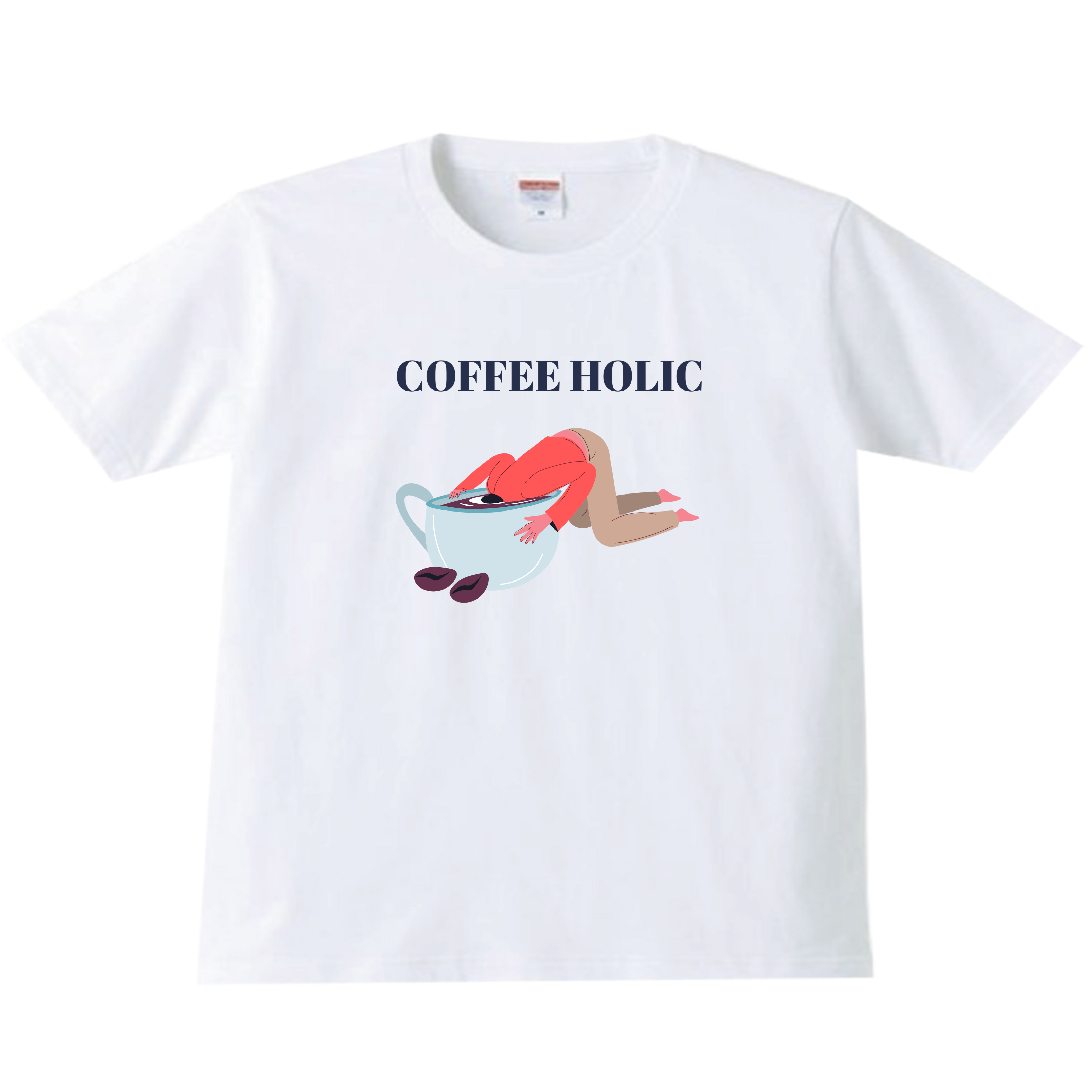 TAKA Original ★Spilled My Coffee こぼれたコーヒー Tシャツ TAKA Original That's Fun Spilled My Coffee T-shirt – TAKA