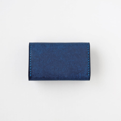 新品未使用　ベルルッティ　名刺入れ　カードケース　レザー　ネイビー ベルルッティコアマキシ ジップ付き名刺入れ 青 メンズ カードケース