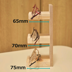 メガネスタンド　無塗装　眼鏡　サングラス　ディスプレイ　ホルダー　収納　手作り 10枚目の画像