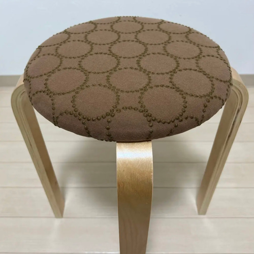 ミナペルホネン dop タンバリン 丸 スツール 【キャメル】 椅子