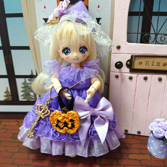 人形ハロウィンパーティードレス