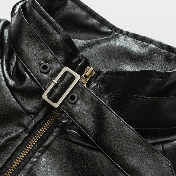 秋冬新品 ブラック ワークレザージャケット トップコート バイカー メンズ 無地 レトロ アウトドアアウターコート 