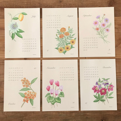 2024  Botanical Calendar フラワーブーケ 4枚目の画像