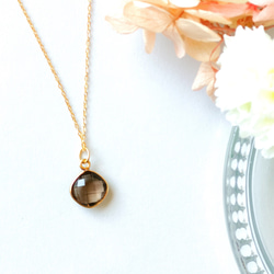 特別価格中❣️アンティーク アクセサリーセット 重量 1kg↑ まとめ買い 宝石質スモーキークォーツAAA クッションカット 12×12mm 18KGP