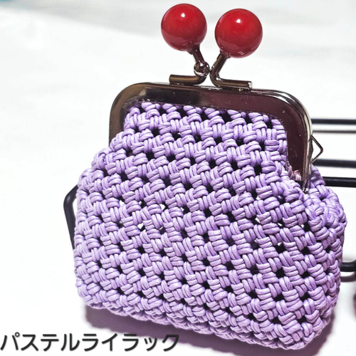 ふっくらフォルムの可愛いあめ玉がま口(6.5cm)のミニ財布 クラフト