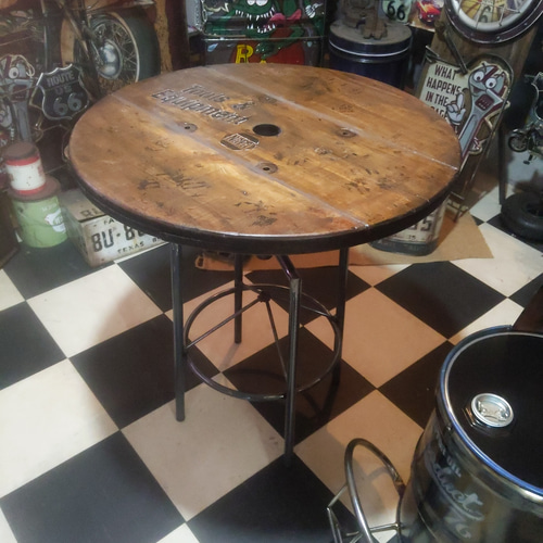 インダストリアル ガレージテーブル 回転テーブル J-Type #店舗