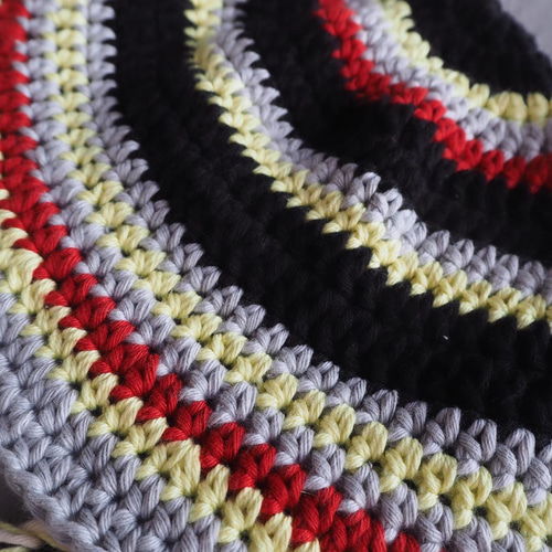 buckethat(紐付き) クロシェハット クラッシャーハット 帽子