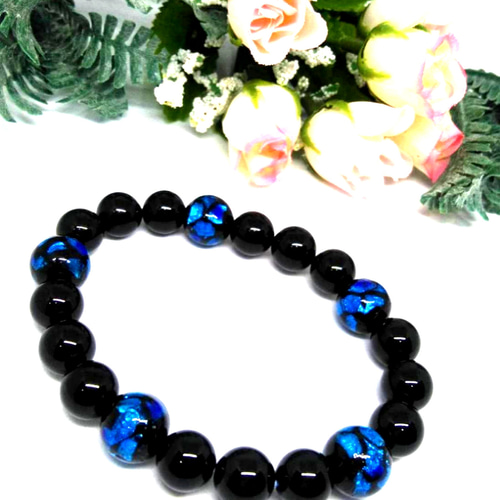 大玉！レア！美しい！！貴重なダークサファイアブレスレット！！ ブレスレット レディース 【鑑別書付】 計 7ct 天然 サファイア K18GP