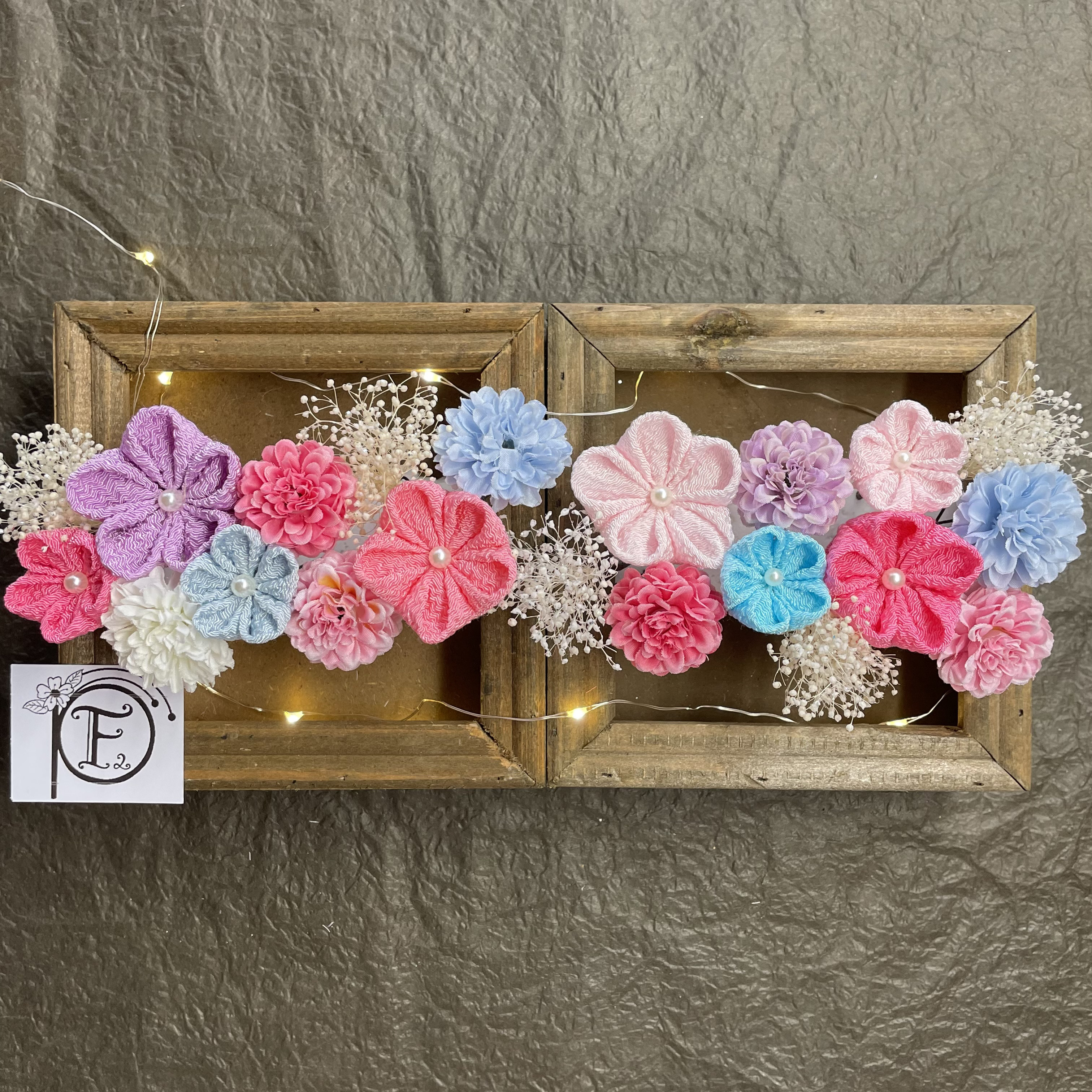 髪飾り　成人式　卒業式　つまみ細工　#33