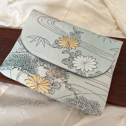 三味線バチ入れ ポーチ 着物生地】 ポーチ Ru 通販 16699799｜Creema