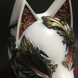 狐狸面具哥德版（白色） 第8張的照片