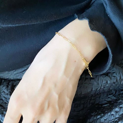 14kgf Taste お好きな位置で留められる チェーン ブレスレット