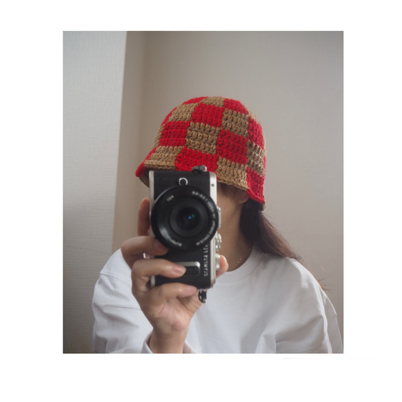 buckethat クロシェハット クラッシャーハット 帽子 2枚目の画像