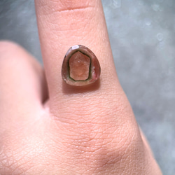 【受注制作】小粒　バイカラートルマリン　silver ring（e） 4枚目の画像