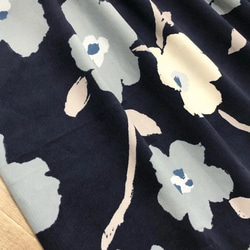 鎌倉スワニー 和楽美 北欧風 お花 の かわいい コーデュロイ ギャザースカート 6枚目の画像