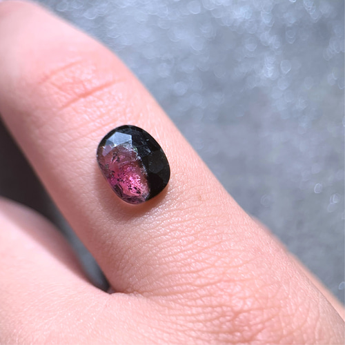 受注制作】小粒 バイカラートルマリン silver ring（n） 指輪