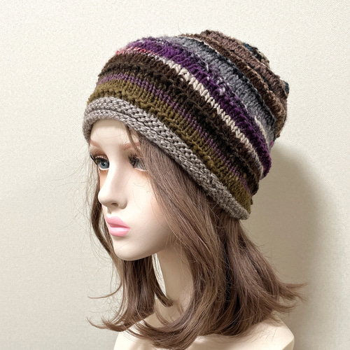 ニット帽C68 ニット帽・ビーニー gujy8you 通販 16700222｜Creema