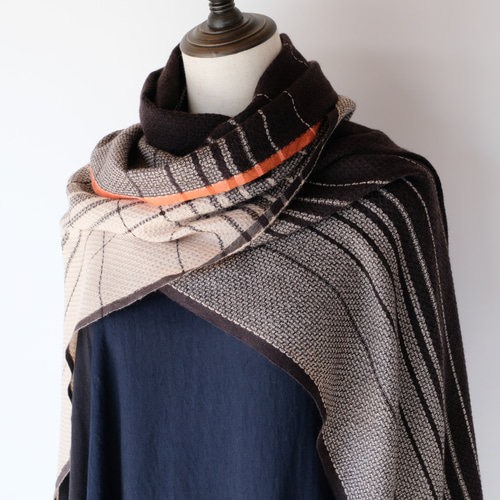 エルメス 大判 ストール カシミヤ シルク カシシル