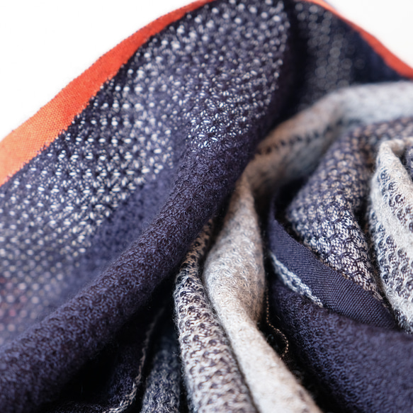 手織りカシミヤシルクストール【紗華＊03】 手織りカシミヤシルクストール 紗華＊03