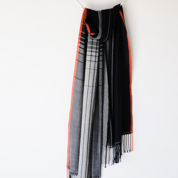 手織りカシミヤシルクストール【紗華＊03】 手織りカシミヤシルクストール 紗華＊03