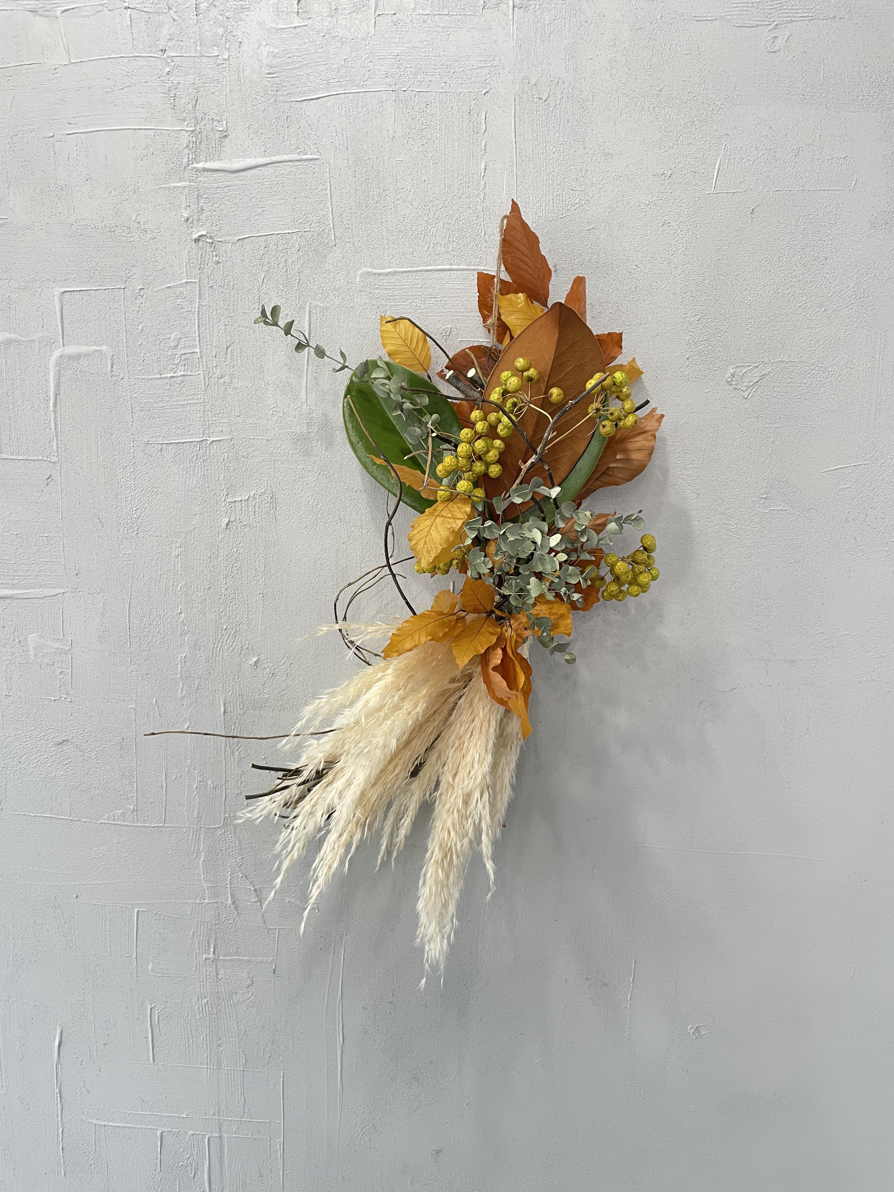 秋を感じてスワッグ53cm 秋を感じてスワッグ53cm