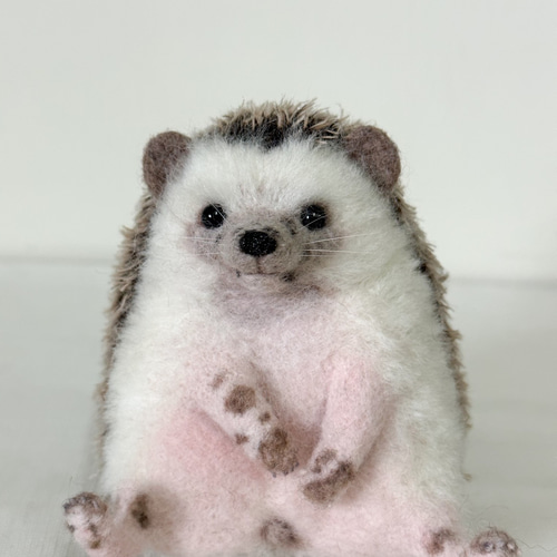 羊毛フェルト ハリネズミちゃん。 羊毛フェルト hiromisaku 通販