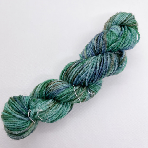 手染め糸ソックヤーン50g DK《ベーシック》「コニファー」 毛糸 NATUME 