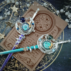 2点まとめ売り★古道具　アンティーク　オブジェ ドール用アイテム オブジェ インテリア 星屑の剣 ミッドナイト