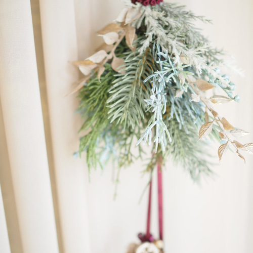 Creema限定』アーティフィシャルフラワー・フライングミニクリスマス
