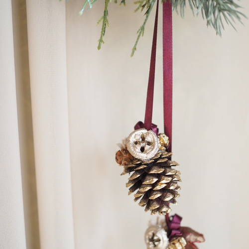 Creema限定』アーティフィシャルフラワー・フライングミニクリスマス