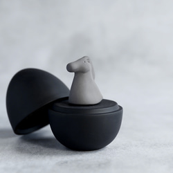 香炉 お家型線香立てS グレー 【モルタル セメント製】 ディフューザー