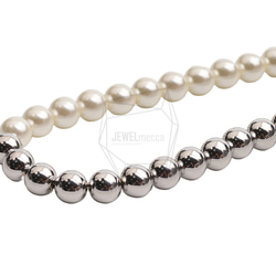 CHN-087-R【1個入り】ネックレスボールチェーン,ball chain necklace 2枚目の画像