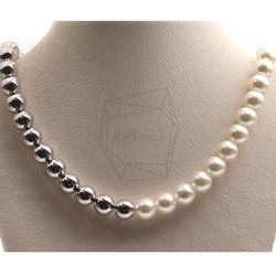 CHN-087-R【1個入り】ネックレスボールチェーン,ball chain necklace 5枚目の画像